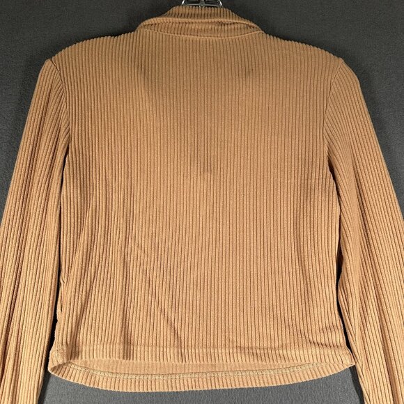 Altar'd State Sweater Womens Medium Ribbed Long Sleeve Collared Pullover Top - Picture 8 of 8